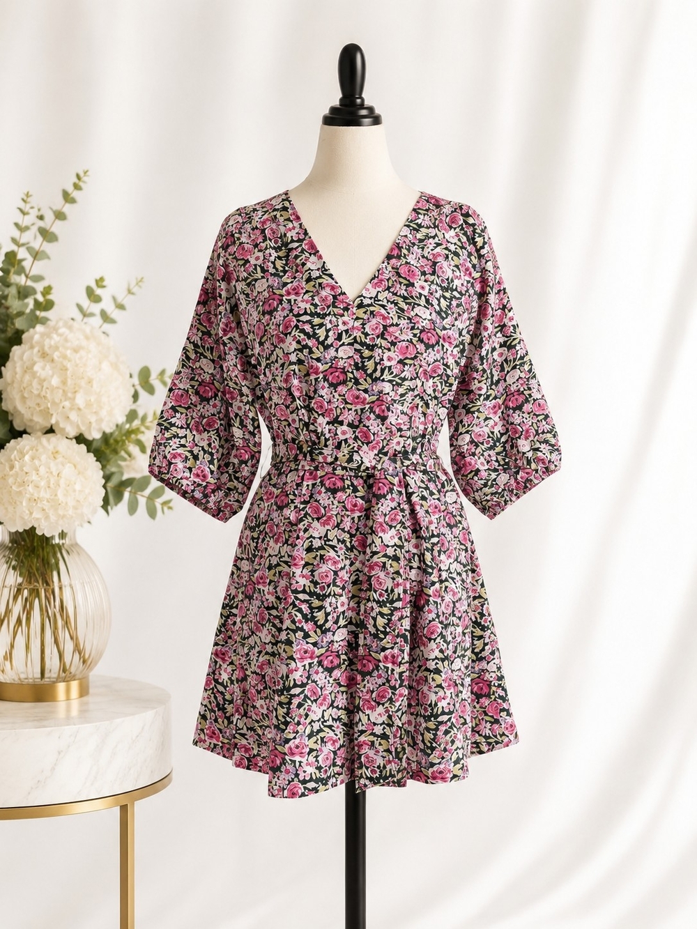 MNG (Mango) Floral Mini Dress – Size 10